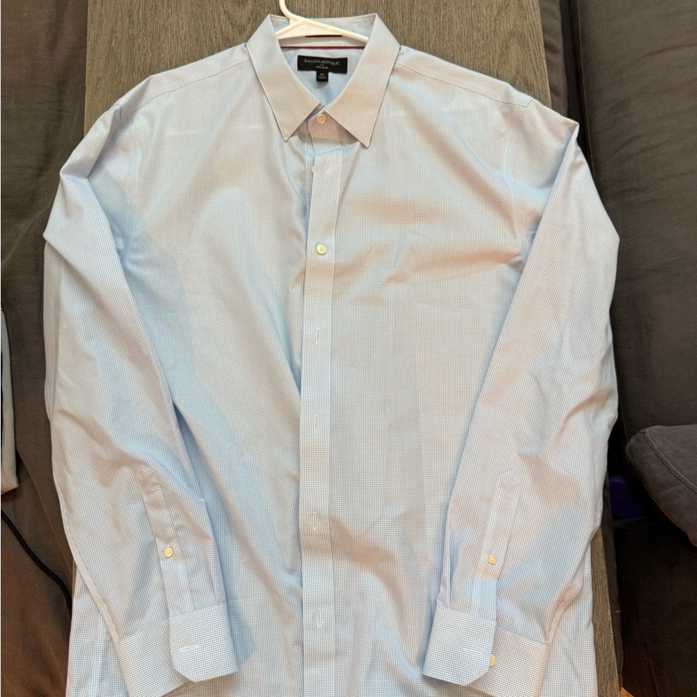 Banana Republic Sky Blue Dress Shirt